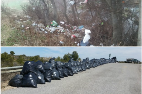 Pescadores retiran más de 25 toneladas de basura de las orillas del coto de pesca del Mar de Aragón